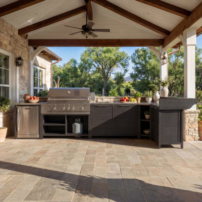 5-Piece Modular Outdoor Kitchen Island