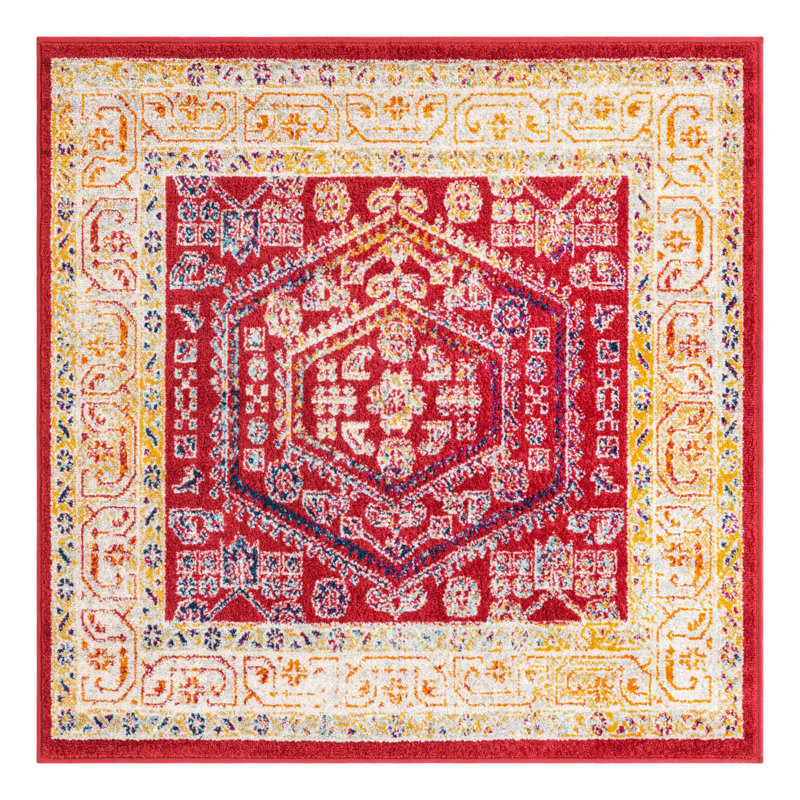 Aurelia Oriental Indoor Rug, Square 4'