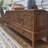 Retro personality carved design sense TV cabinet