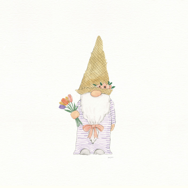 " Easter Gnomes III ", 36" H x 36" W x 1.25" D