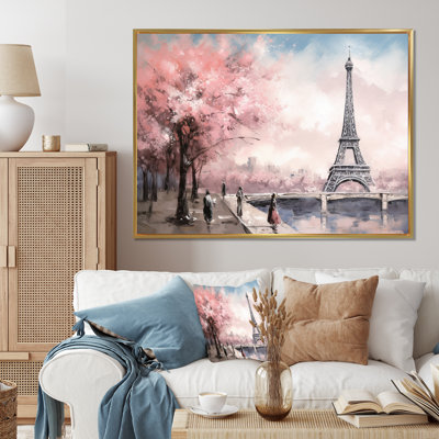 Eiffel Tower Masterpiece II On Canvas Print