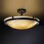 Plafonnier semi-encastré à cuves 27 po et 6 lumières unique Caleb-1263583696-1263583707