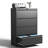 35.43"W 4-Drawer Locking Metal Lateral File Cabinet – Heavy-Duty Home Office Filing Cabinets, Assembly Required, Fits Legal/Letter/A4/F4, Black-1377867541