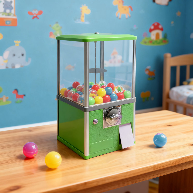 Distributeur de bonbons Gumball Machine, Vert