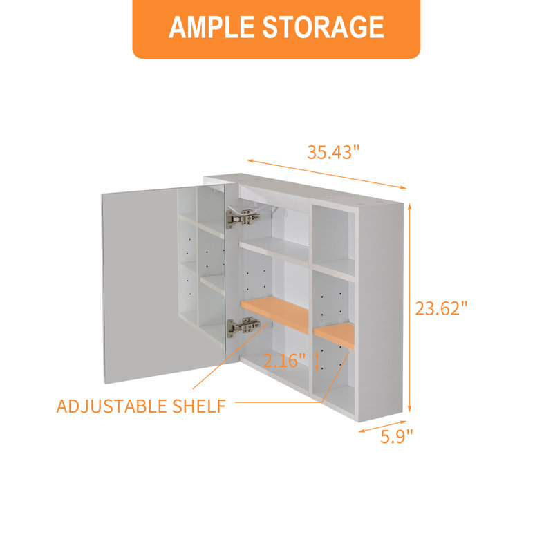 Armoire de salle de bain avec miroir