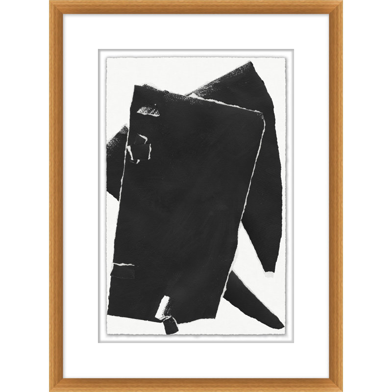 «Dramatic Cut 5» par Christopher Kennedy - peinture encadrée sur papier