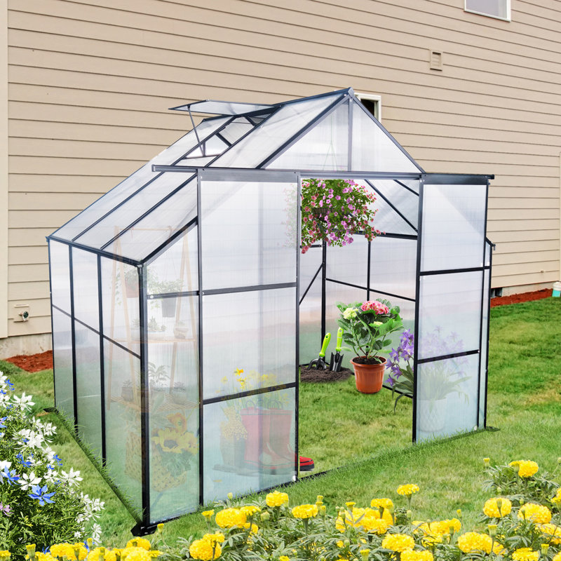 8' W x 6' D Greenhouse