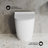 St. Tropez Back-To-Wall Toilet Bundle 0.8/1.6 GPF Dual Flush With Flush Plate-108927920