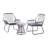 MILAN 3PC CHAT SET