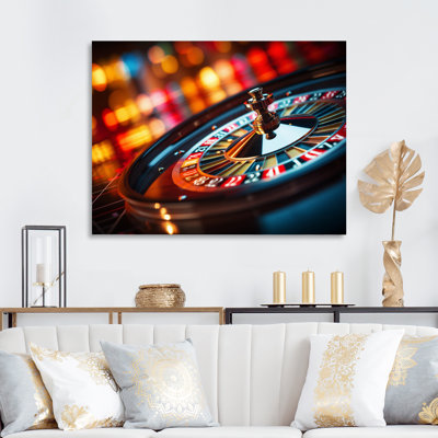 «Casino Royale Roulette IV», art mural sur toile