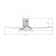 Daffodil Smart Ceiling Fan with Remote, Light Kit Included, Works with Google Assistant, Amazon Alexa, and Siri Shortcuts.