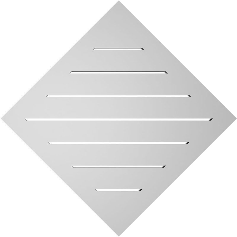 Évent à pignon fonctionnel en uréthane Diamond, H 28 po x l 28 po x P 1,5 po