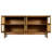 Aroma Retro 4-Door Sideboard With Large Storage Space And Rattan Doors-241505883