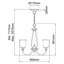 Eide 3 - Light Shaded Chandelier-2062381243