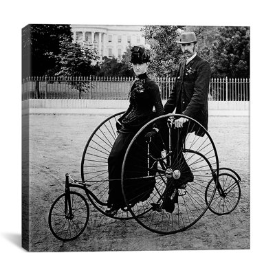 Reproduction de photo sur toile tendue, "tandem biclycle (deux sièges)"