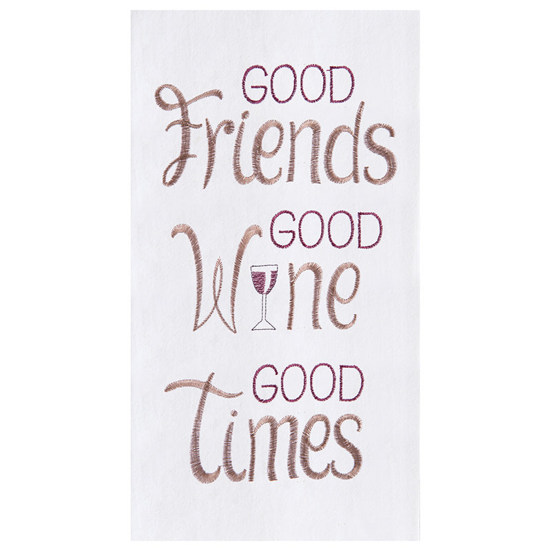 Serviette de cuisine en coton Good Times