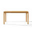 Table de salle à manger rectangulaire 59 po pour 6 personnes, table de cuisine moderne en bois aggloméré avec pieds en bois massif