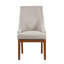 Tissu Gilsea, cuir synthétique et chaise d'appoint (ensemble de 2)