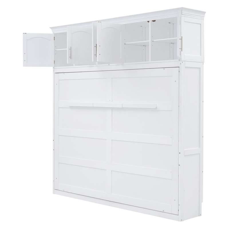 Murphy Bed Wall Bed with Top Cabinets