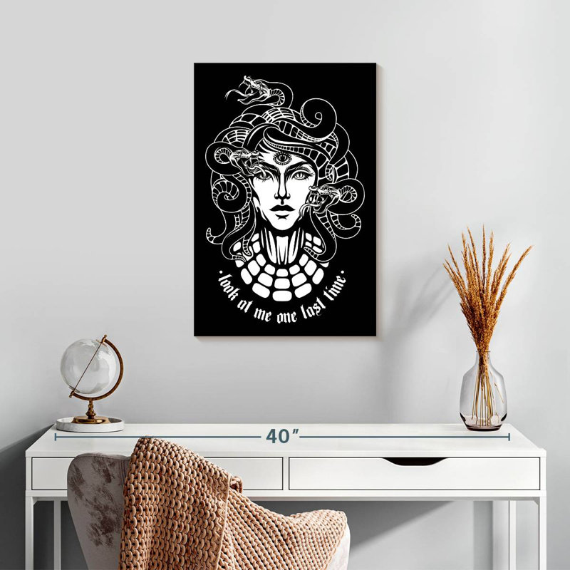 Kelan Medusa Quote, 24" H x 16" W