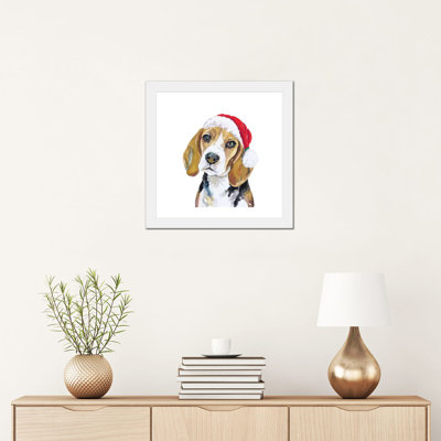 " Holiday Dog I " Painting