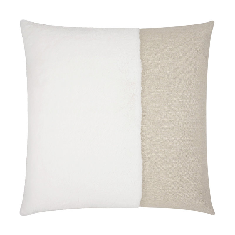 St. Moritz Pillow Cover & Insert, Swan, Square 24"
