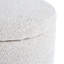 Repose-pieds rond avec rangement Hafsah-263699019