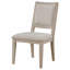 Ensemble de 2 chaises d'appoint blanches