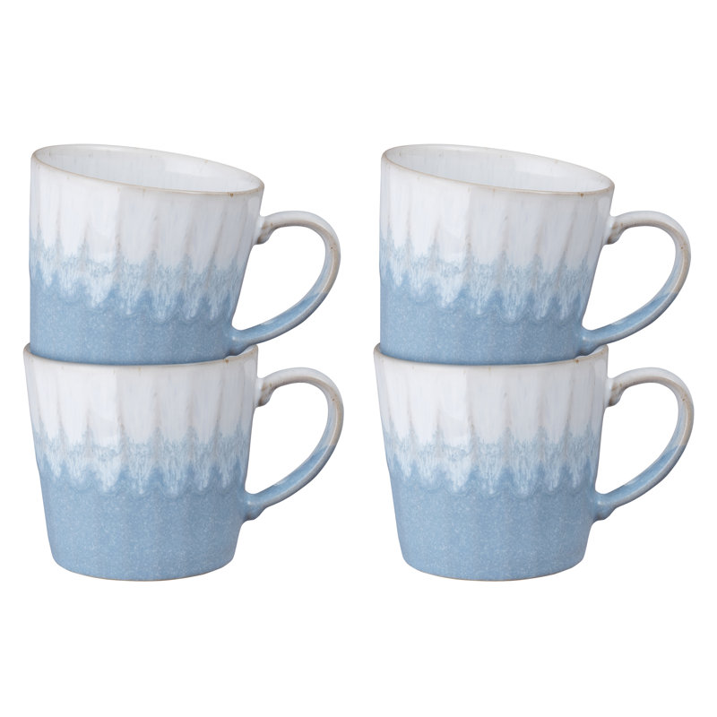 Denby Reactive Mugs, Light Blue