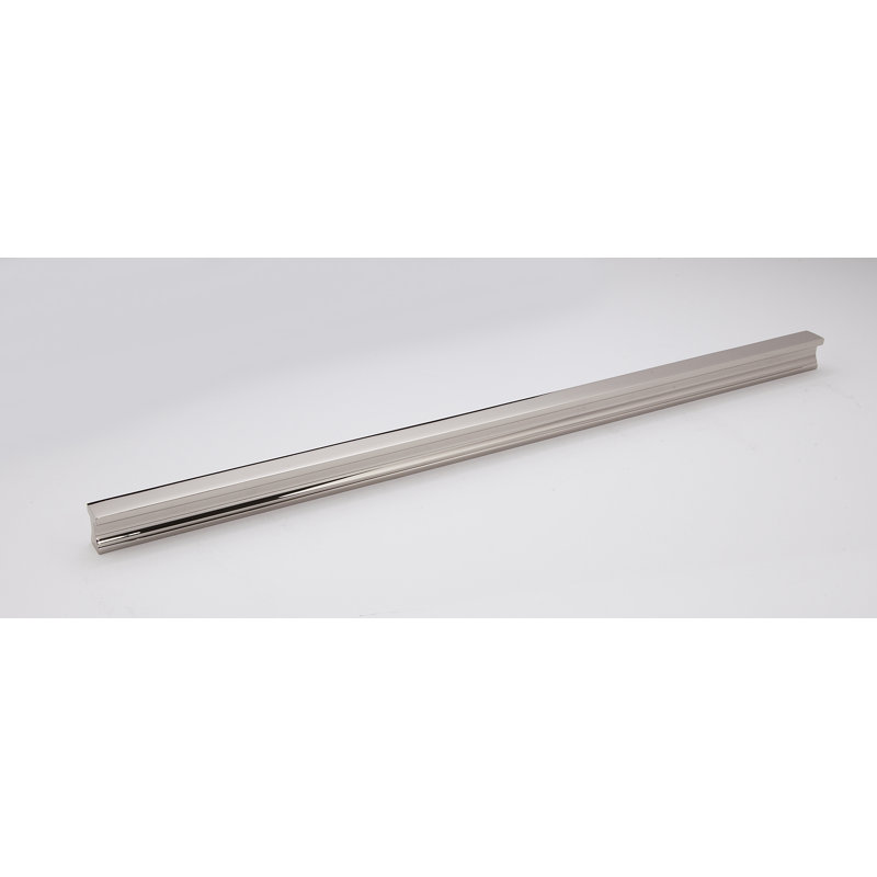 Poignée linéaire 0,75 po, Nickel poli, 12"