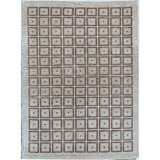 Hand-Knotted High-Quality Ivory Area Rug