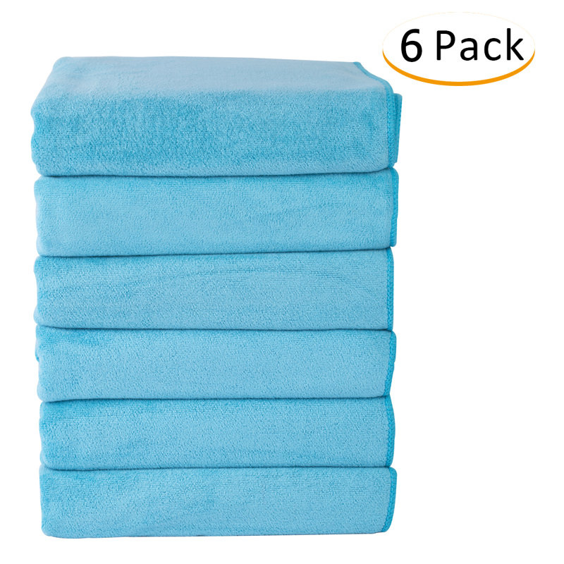Ensemble de serviettes 6 pièces Sonoita, Bleu clair