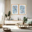 Coastal Retreat Glistening Shores: Abstract Oyster Diptych-311117920