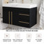 Meuble-lavabo mural 36 po avec lavabo en céramique et comptoir en marbre-834704353