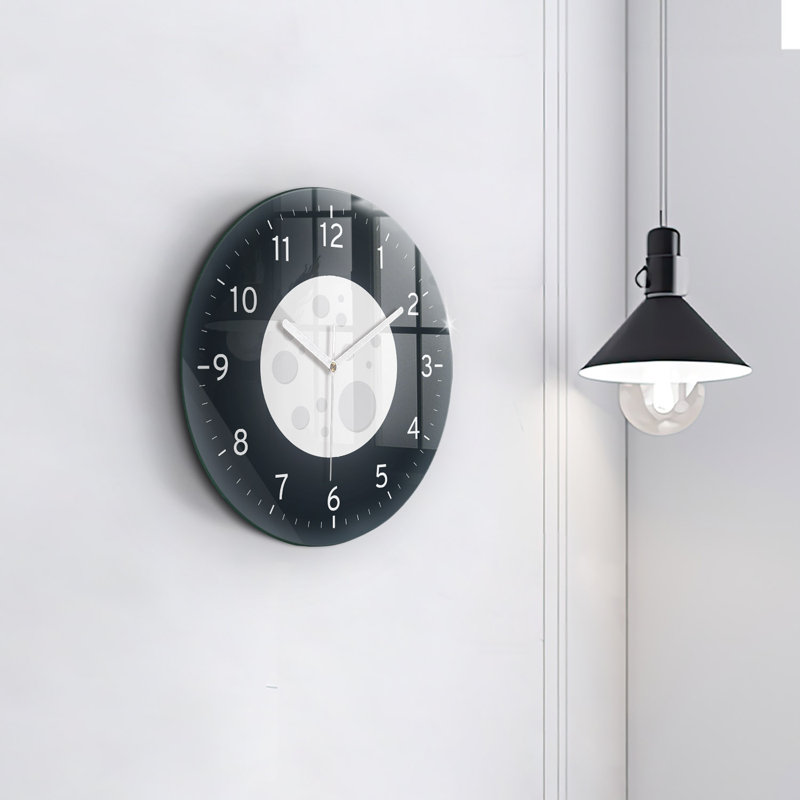 Glass Wall Clock