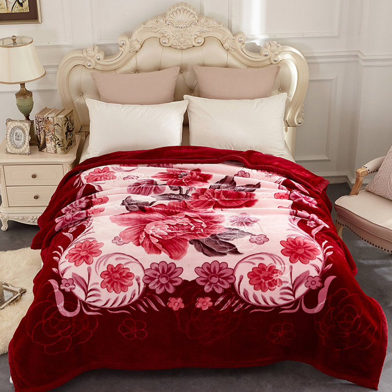 Couverture épaisse et moelleuse WF-Lavender, Grand
