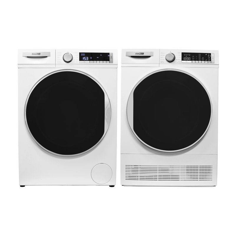 Conserv LUXURY Washer 2.2cf 110V+Condensing Dryer 4cf 220V 2 Year Warranty, White