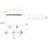 Zeinab 5-Light 40.7-inch Width LED Kitchen Island Pendant