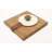 Cream Seaweed Wood Napkin Holder