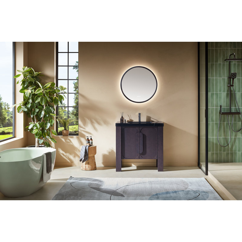 Lancel Munich 36" Single Vanity, Black, Espresso 