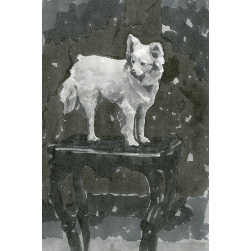 Dog Study III by Stellar Design Studio - Painting, Wrapped Canvas, 122 cm H x 81 cm W