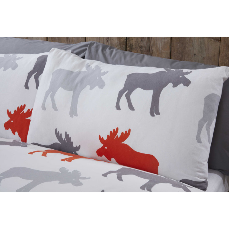 Humphreys Cotton No Pattern Bedding with Pillowcases, King Duvet Cover - 2 Standard Pillowcases, Ochre