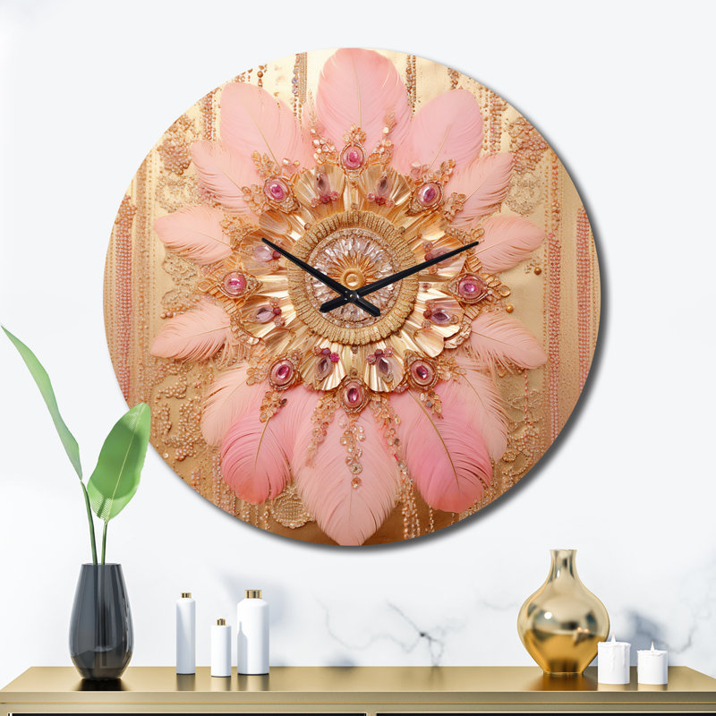 Horloge murale Boho Glam, Très grand