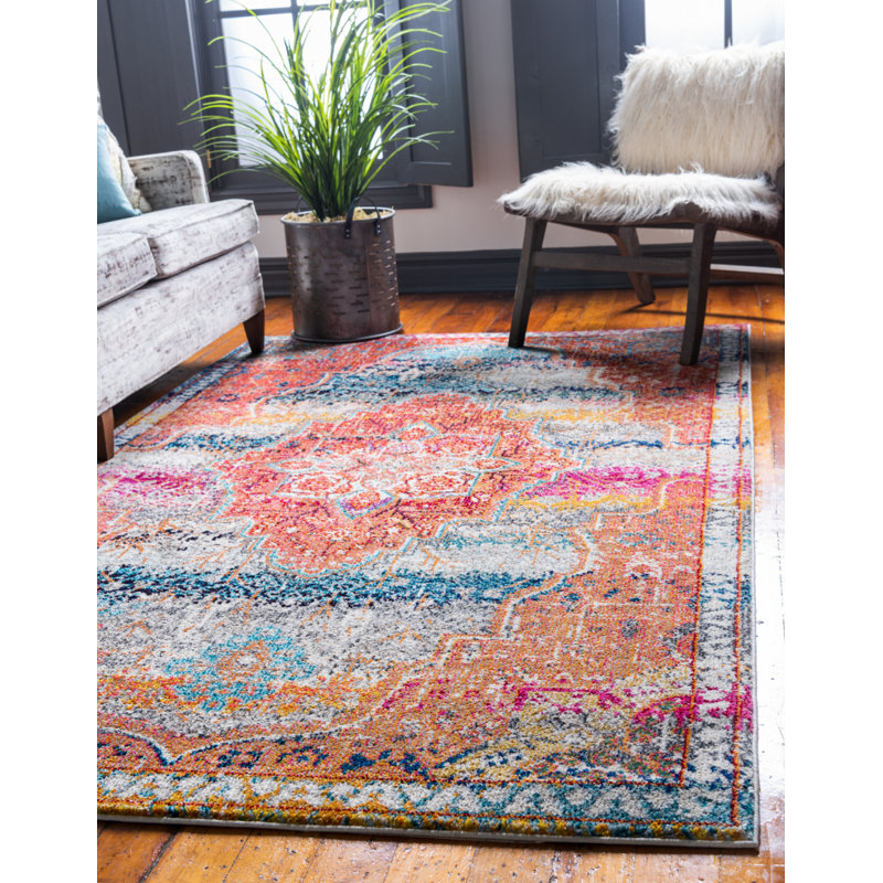 Tapis orange Dimonetta, Rectangle 9 pi x 12 pi 2 po