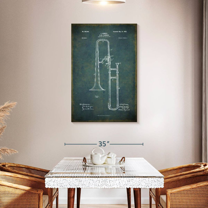 Slide Trombone Kynaat, H 45 po x l 30 po