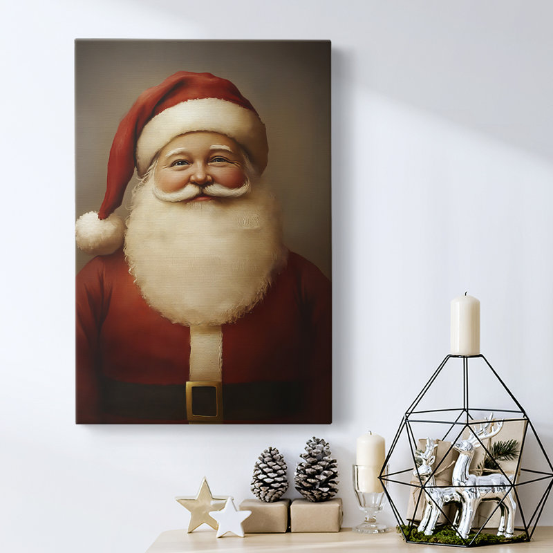 Art des Fêtes de Noël - Toile tendue avec châssis - Série 2-CCVII, H 48 po x l 32 po