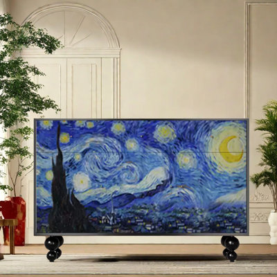 Buffet peint Painted