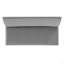 Banc rembourré gris avec dossier