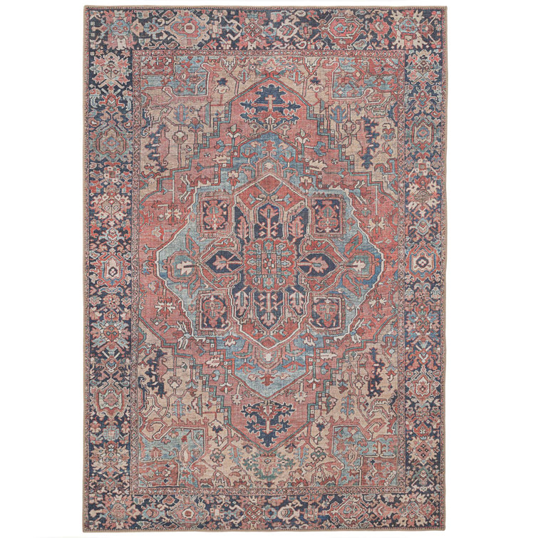Kukoon Red Distressed Persian Style