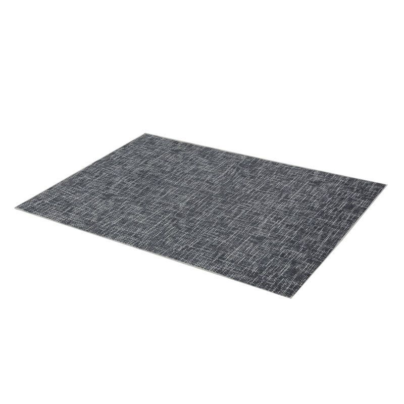 Tapis de couloir souple 2,6 x 4,9 pi | 100% polyester, hauteur de poils de 0,04 po | Antibactérien, antidérapant sous la surface | Tissé avec impression numérique 3D | Lavable à la machine | Durable et élégant pour les vestibules et les salons